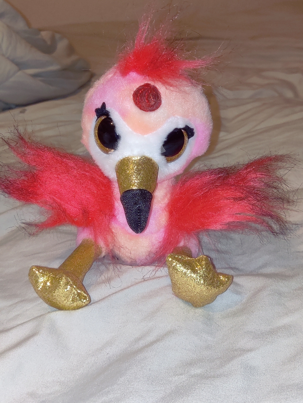 COCO SURPRISE NEON UNICORN BIRD NAMED "HOP" PLUSH/STUFFED ANIMAL